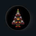 Badge Rond 5 Cm Chien de phoque des Caraïbes Santa Hat Christmas T<br><div class="desc">Caraibes Moine Phoque Chien Santa Hat Arbre de Noël Jeu de Noël Pyjama</div>