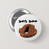 Badge Rond 5 Cm Chien Doo (Devant & derrière)
