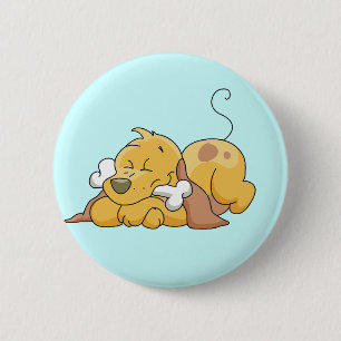 Badge Rond 5 Cm Chien heureux avec des T-shirts et des cadeaux