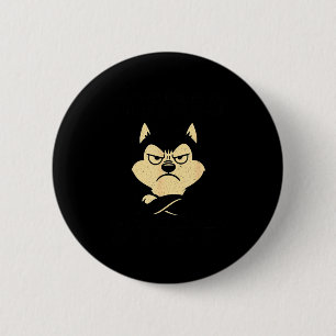 Badge Rond 5 Cm Chien Husky Ne S'Excuse Pas Pour Ce Que Je Fais Qu