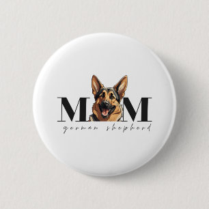 Badge Rond 5 Cm Chien Maman GERMAN SHEPHERD CHIEN Classic T-Shirt