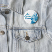 Badge Rond 5 Cm Chien Moms pour Kamala (En situation)