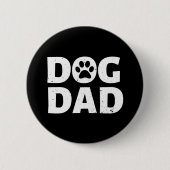 Badge Rond 5 Cm Chien papa (Devant)