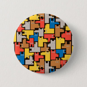 Badge Rond 5 Cm Chiens