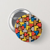 Badge Rond 5 Cm Chiens (Devant & derrière)