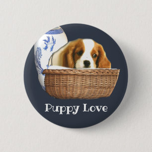Badge Rond 5 Cm Chiens de chiots