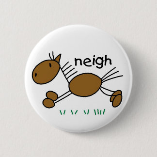 Badge Rond 5 Cm Chiffre bouton de bâton de cheval