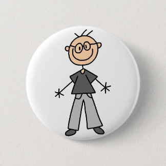 Badge Rond 5 Cm Chiffre bouton de bâton de grand-papa