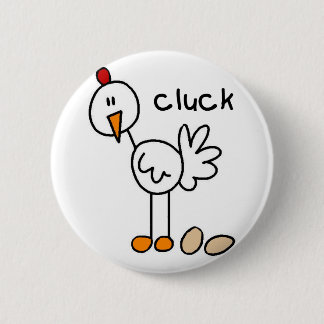Badge Rond 5 Cm Chiffre bouton de bâton de poulet
