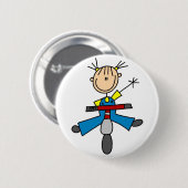 Badge Rond 5 Cm Chiffre bouton de bâton de scooter (Devant & derrière)