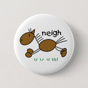 Badge Rond 5 Cm Chiffre T-shirts et cadeaux de bâton de cheval