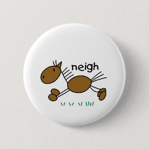 Badge Rond 5 Cm Chiffre T-shirts et cadeaux de bâton de cheval