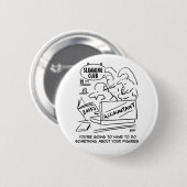 Badge Rond 5 Cm Chiffres amusants du comptable pour le club amaigr (Devant & derrière)