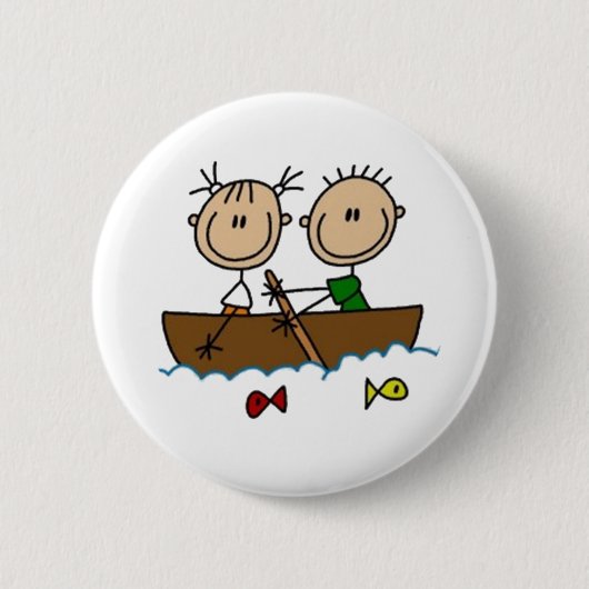 Badge Rond 5 Cm Chiffres des bâtons de navigation (Devant)