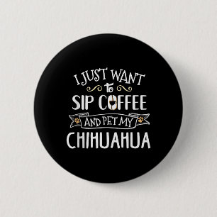 Badge Rond 5 Cm Chihuahua