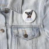 Badge Rond 5 Cm Chihuahua (En situation)