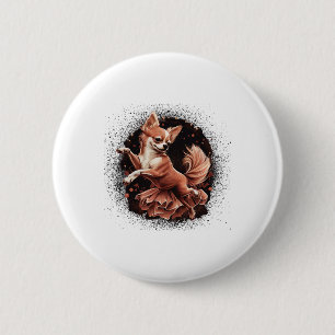 Badge Rond 5 Cm Chihuahua Ballerina Danse de ballet