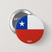 Badge Rond 5 Cm Chili Drapeau mignon Patriotique (Devant & derrière)