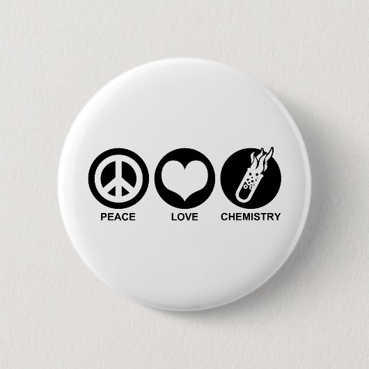 Badge Rond 5 Cm Chimie (Devant)
