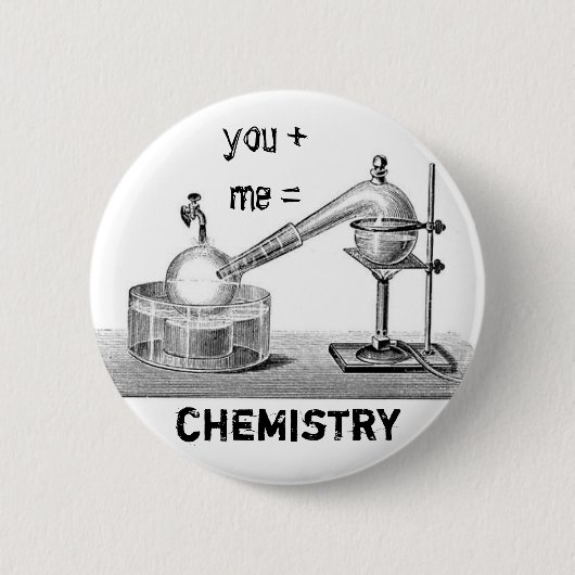 Badge Rond 5 Cm Chimie (Devant)