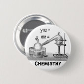 Badge Rond 5 Cm Chimie (Devant & derrière)