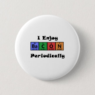 Badge Rond 5 Cm Chimie de la Science de lard de Tableau périodique