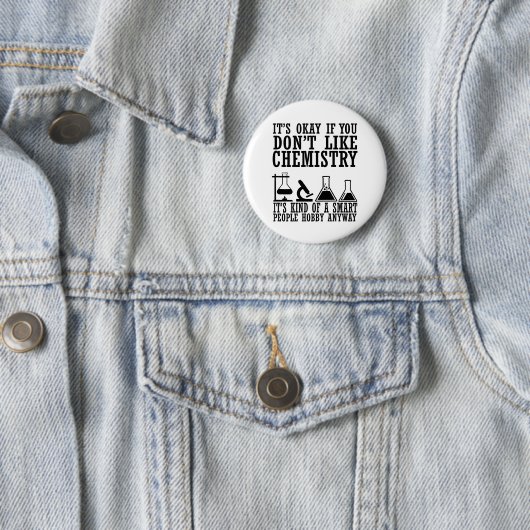 Badge Rond 5 Cm chimie des sarcasmes (En situation)