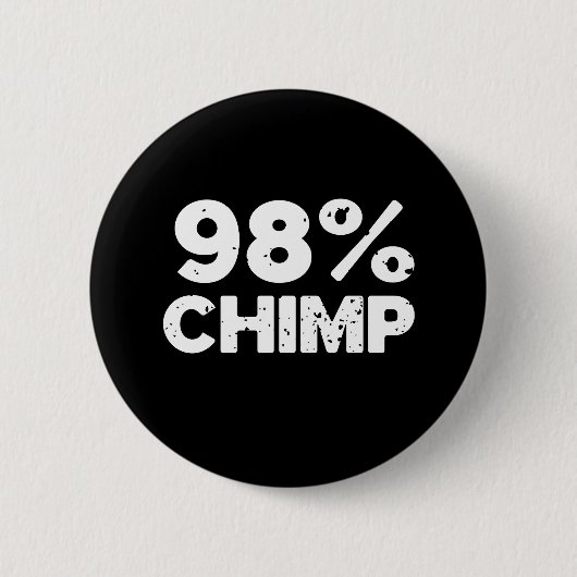 Badge Rond 5 Cm Chimpanzé 98 (Devant)