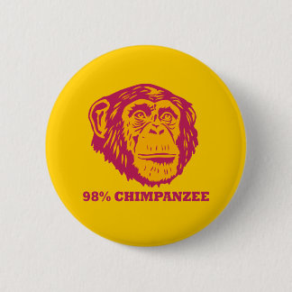 Badge Rond 5 Cm Chimpanzé de 98%
