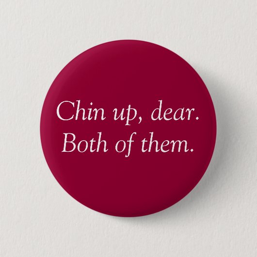 Badge Rond 5 Cm "Chin" se boutonnent (Devant)
