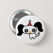 Badge Rond 5 Cm chiot mignon (Devant & derrière)