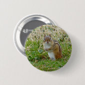 Badge Rond 5 Cm Chipmunk oriental (Devant & derrière)