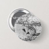 Badge Rond 5 Cm Chipmunk Sketch (Devant & derrière)
