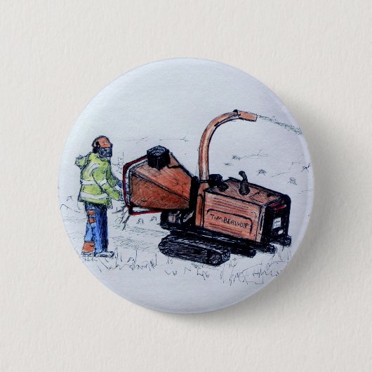 Badge Rond 5 Cm Chipper de Timberwood (Devant)