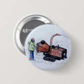 Badge Rond 5 Cm Chipper de Timberwood (Devant & derrière)