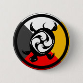 Badge Rond 5 Cm Chippewa Dodem Miskwaadesi (Devant)