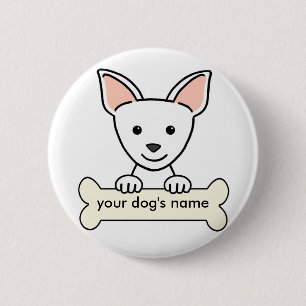 Badge Rond 5 Cm Chiwawa personnalisé