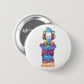 BADGE ROND 5 CM CHOBOT (Devant & derrière)