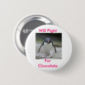Badge Rond 5 Cm Chocolat (Devant & derrière)
