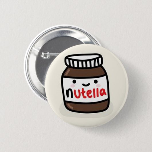 Badge Rond 5 Cm chocolat (Devant & derrière)
