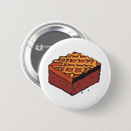 Badge Rond 5 Cm chocolat brownie (Devant & derrière)