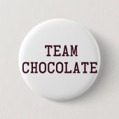 Badge Rond 5 Cm Chocolat d'équipe (Devant)
