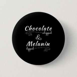 Badge Rond 5 Cm Chocolat fouetté Mélanine trempée T-shirt d'histoi