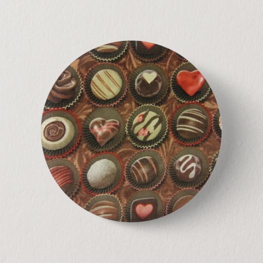 Badge Rond 5 Cm Chocolats et truffes (Devant)