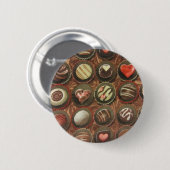 Badge Rond 5 Cm Chocolats et truffes (Devant & derrière)