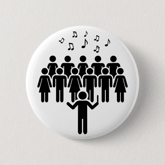 Badge Rond 5 Cm Choir (Devant)
