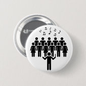 Badge Rond 5 Cm Choir (Devant & derrière)
