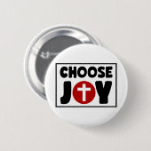 Badge Rond 5 Cm Choisir la joie (Devant & derrière)