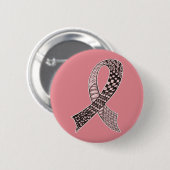 Badge Rond 5 Cm Choisissez N'Importe Quelle Couleur Cancer Maladie (Devant & derrière)