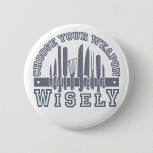 Badge Rond 5 Cm Choisissez votre bouton d'arme